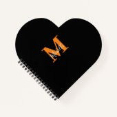 Personalisierte Initialen und Name Monogramm Notizblock (Vorderseite)