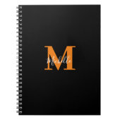 Personalisierte Initialen und Name Monogramm Notizblock (Vorderseite)