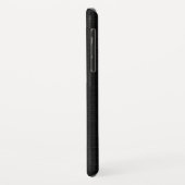 Personalisierte Initialen von MR Black HIS Case-Mate iPhone Hülle (Hinten/Links)