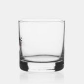 Personalisierte Inline-Logos und Textbrillen Whiskyglas (Links)