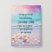 Personalisierte Inspirationsbejahungen Button (Vorderseite)