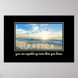 Personalisierte inspirierende Zitate Poster