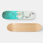 Personalisierte Inuit-Siegel und Polar-Bär Skateboard (Horizontal)