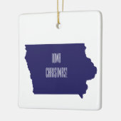 Personalisierte Iowa Keramikornament (Links)