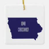 Personalisierte Iowa Keramikornament (Vorderseite)