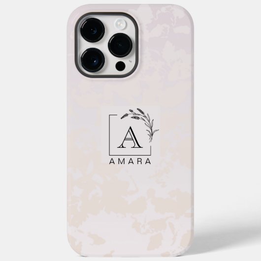 Personalisierte iPhone 14 Pro Max Hülle, Hibiscus  Case-Mate iPhone Hülle (Rückseite)