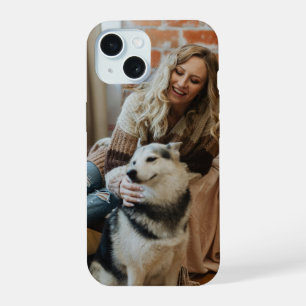 Personalisierte iPhone-Hülle mit individuellem Fot iPhone 15 Hülle