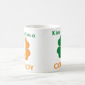Personalisierte Iren küssen mich, den ich Conroy Kaffeetasse (Mittel)