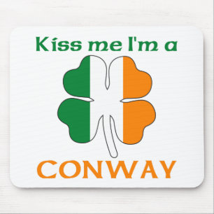 Personalisierte Iren küssen mich, den ich Conway Mousepad