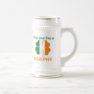 Personalisierte Iren küssen mich, den ich Murphy Bierglas