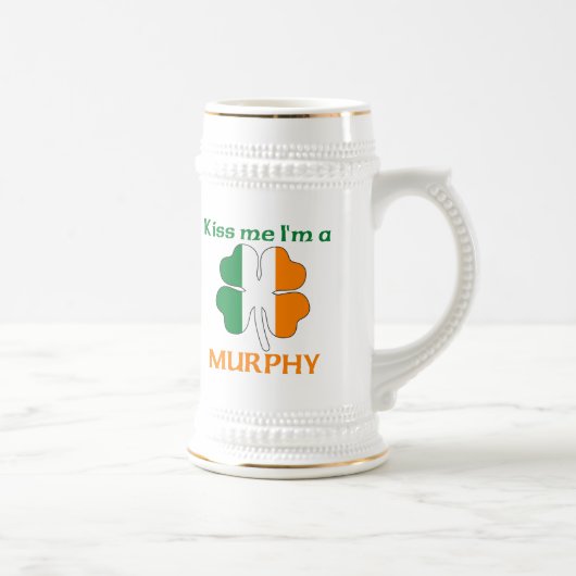 Personalisierte Iren küssen mich, den ich Murphy Bierglas (Rechts)