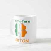 Personalisierte Iren küssen mich, den ich Norton Kaffeetasse (Vorderseite Links)