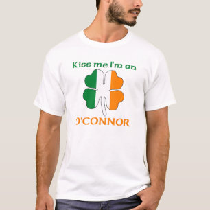 Personalisierte Iren küssen mich, den ich O'Conno T-Shirt