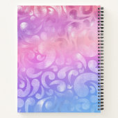 Personalisierte Iridescent Pastel Notizblock (Rückseite)