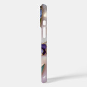 Personalisierte Iris-Blumen-Handyhülle Elegant Case-Mate iPhone Hülle (Rückseite / Links)