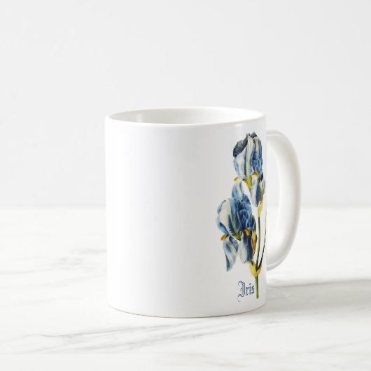 Personalisierte Iris-Tasse Kaffeetasse (VorderseiteRechts)
