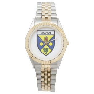 Personalisierte irische County-Herren-Uhren Co.Cav Armbanduhr