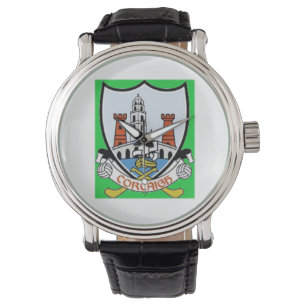 Personalisierte irische County-Herren-Uhren Co.Cor Armbanduhr