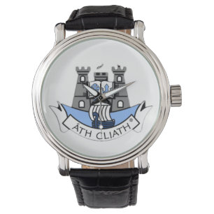 Personalisierte irische County-Herren-Uhren Co.Dub Armbanduhr