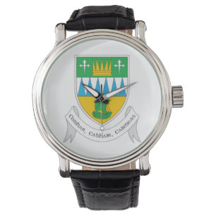 Personalisierte irische County-Herren-Uhren Co.Ker Armbanduhr