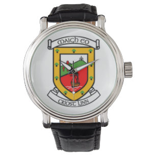 Personalisierte irische County-Herren-Uhren Co.May Armbanduhr