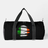 Personalisierte irische Flagge Duffle Bag (Rückseite)