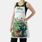 Personalisierte irische Kleeblätter Schürze (InSitu)