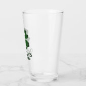 Personalisierte irische Pint-Bierbrille Glas (Links)