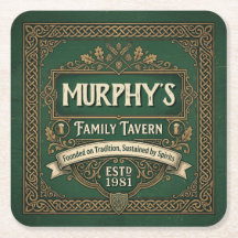 Personalisierte irische Pub-Familien-Taverne Vinta