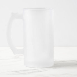 Personalisierte irische Rowdy-Bier-Tasse Mattglas Bierglas