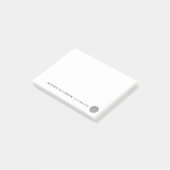 Personalisierte irische Rustikale Stone Celtic Kno Post-it Klebezettel (angewinkelt)