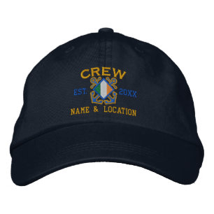 Personalisierte Irish Flag Crew Nautical Embroider Bestickte Kappe