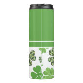 Personalisierte Irish Green Cloud St Patricks Thermosbecher (Rückseite)