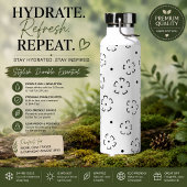 Personalisierte isolierte Wasserflasche Trinkflasche