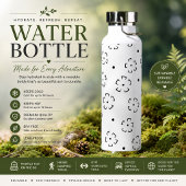 Personalisierte isolierte Wasserflasche Trinkflasche