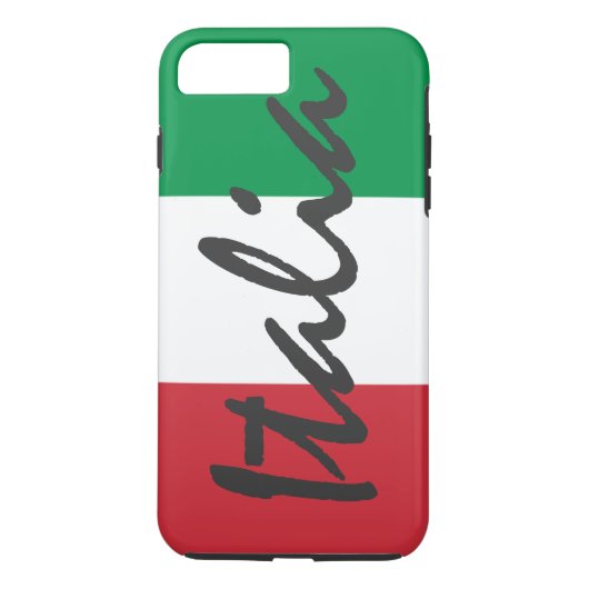 Personalisierte Italien-Flagge Case-Mate iPhone Hülle (Rückseite)
