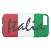 Personalisierte Italien-Flagge Case-Mate iPhone Hülle (Rückseite (Horizontal))