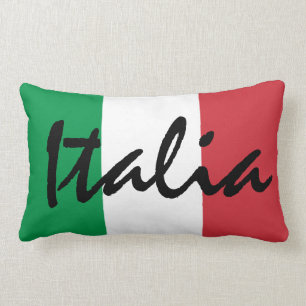 Personalisierte Italien-Italiener-Flagge Lendenkissen
