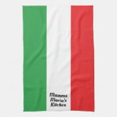 Personalisierte italienische Flagge Geschirrtuch (Vertikal)
