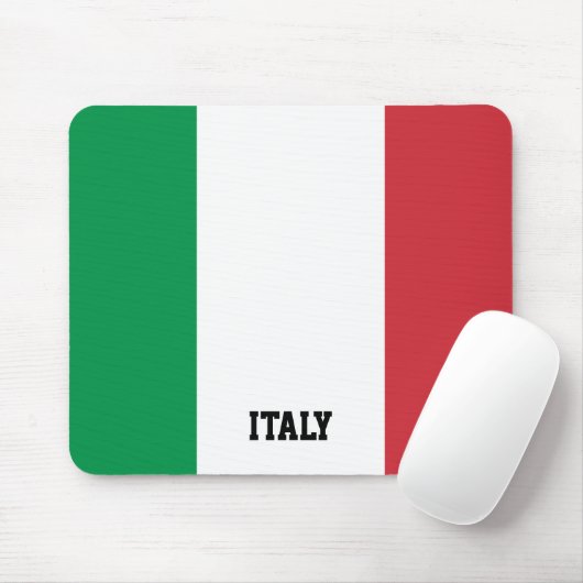 Personalisierte italienische Flagge Mousepad (Mit Mouse)