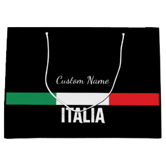 Personalisierte italienische Geschenktasche Große Geschenktüte