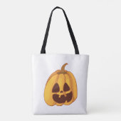 Personalisierte Jack-o-Lantern-Trick-oder-Leckerei Tasche (Rückseite)