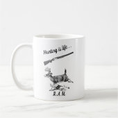 Personalisierte Jagd 2 Kaffeetasse (Links)