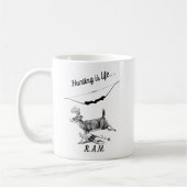 Personalisierte Jagd 3 Kaffeetasse (Links)