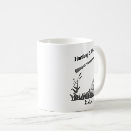Personalisierte Jagd 4 Kaffeetasse (VorderseiteRechts)