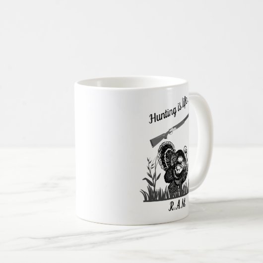 Personalisierte Jagd 5 Kaffeetasse (VorderseiteRechts)