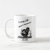 Personalisierte Jagd 5 Kaffeetasse (Links)
