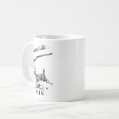 Personalisierte Jagd Kaffeetasse (Vorderseite Links)