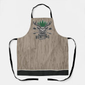 Personalisierte Jagdlodge für Hirschelken Schürze (Vorderseite)