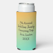 Personalisierte jährliche Reise zum Camping Selters Dosenkühler (Seltzer Rückseite)